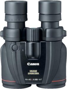 Best Binoculars for Archery:Canon 10x42 L Image Stabilization Binoculars