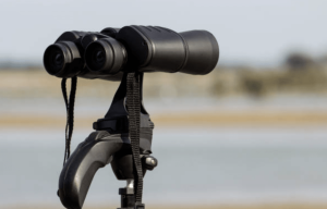 binoculars on a tripod